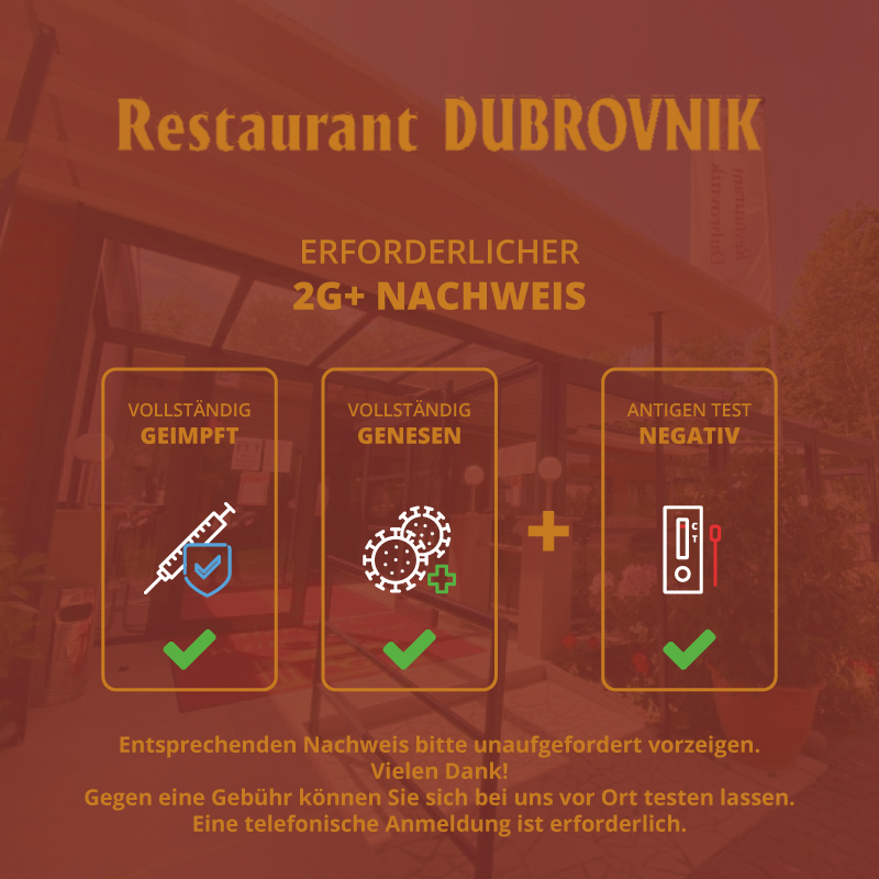 Restaurant Dubrovnik Pinneberg - 2G+